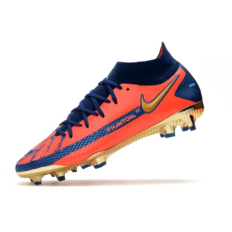 Nike Phantom GT Elite DF FG oranžový Modrý Zlato